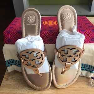Tory Burch Women’s Miller Sandals - Rose Gold